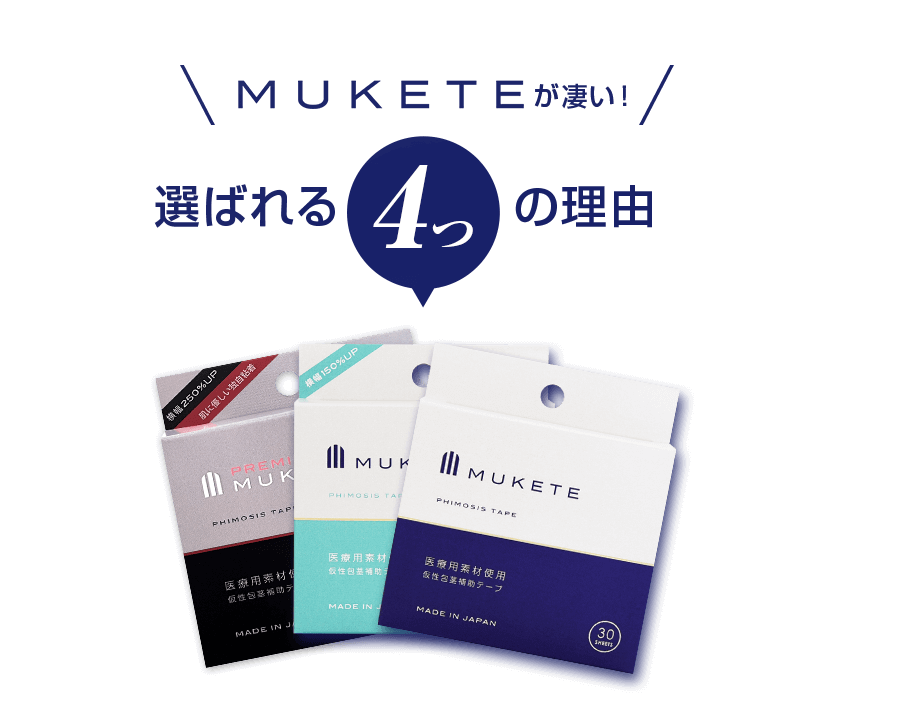 MUKETEが凄い！選ばれる4つの理由